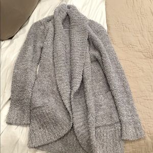 Grey cardigan